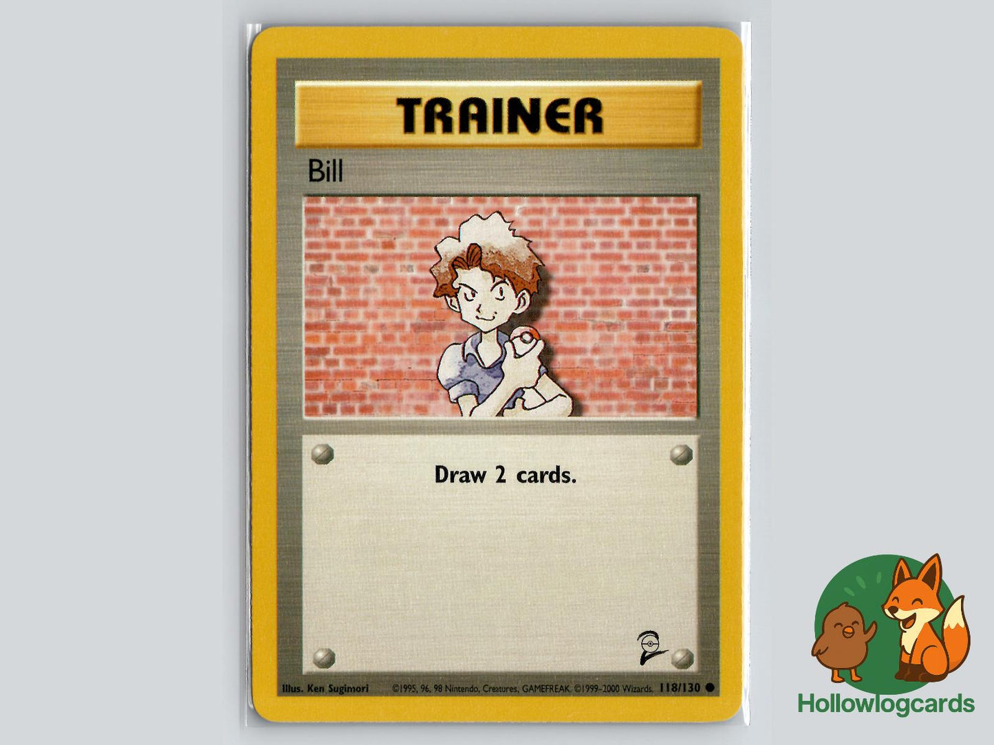 Bill (118/130) - Base Set 2 Pokémon Card