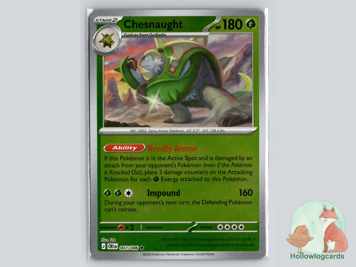 Chesnaught (007/086) Pokémon Card