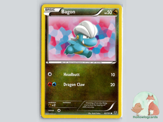 Bagon (62/101) - Plasma Blast Pokémon Card