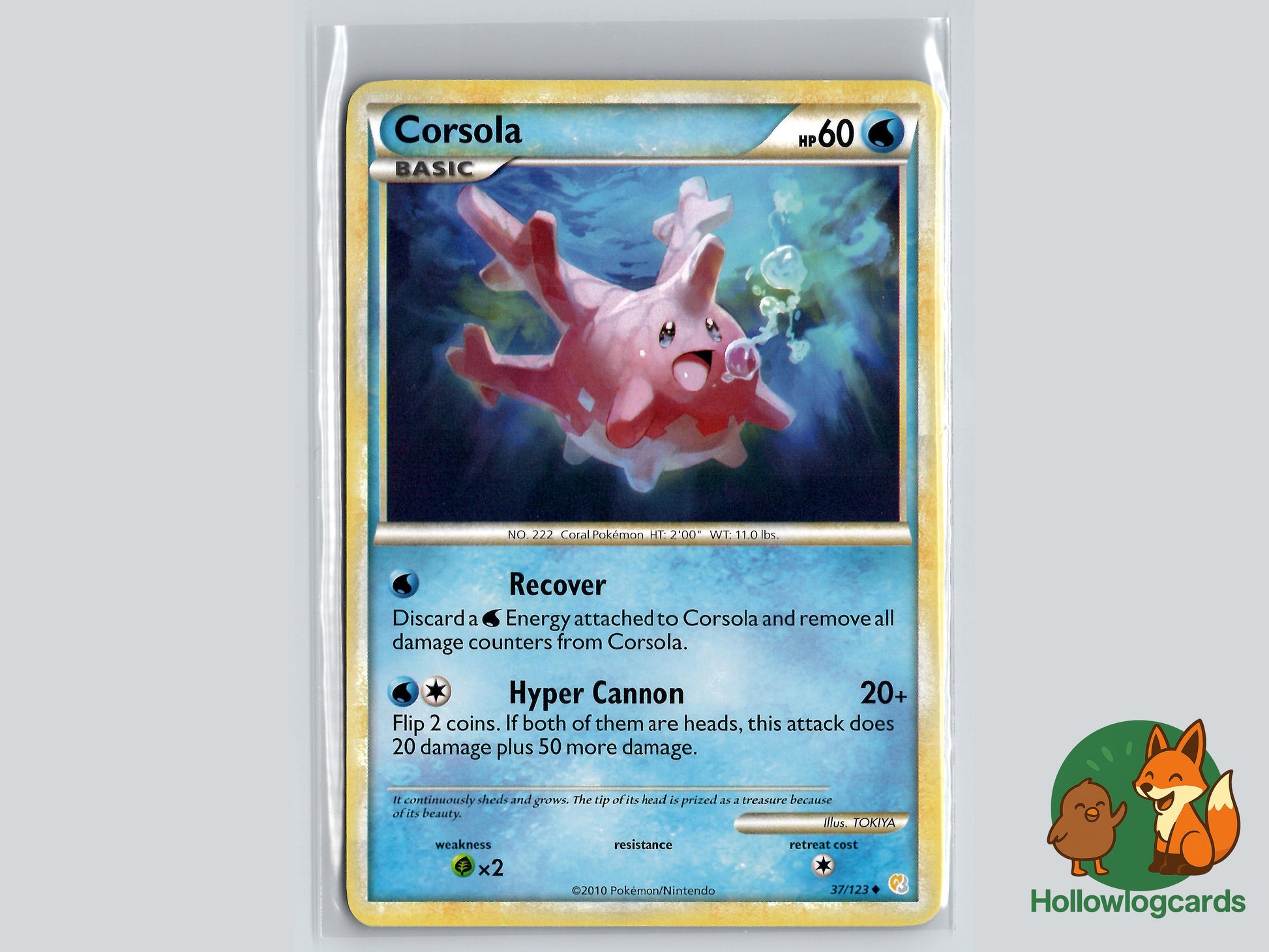 Image of Corsola HeartGold and SoulSilver (HS) #37