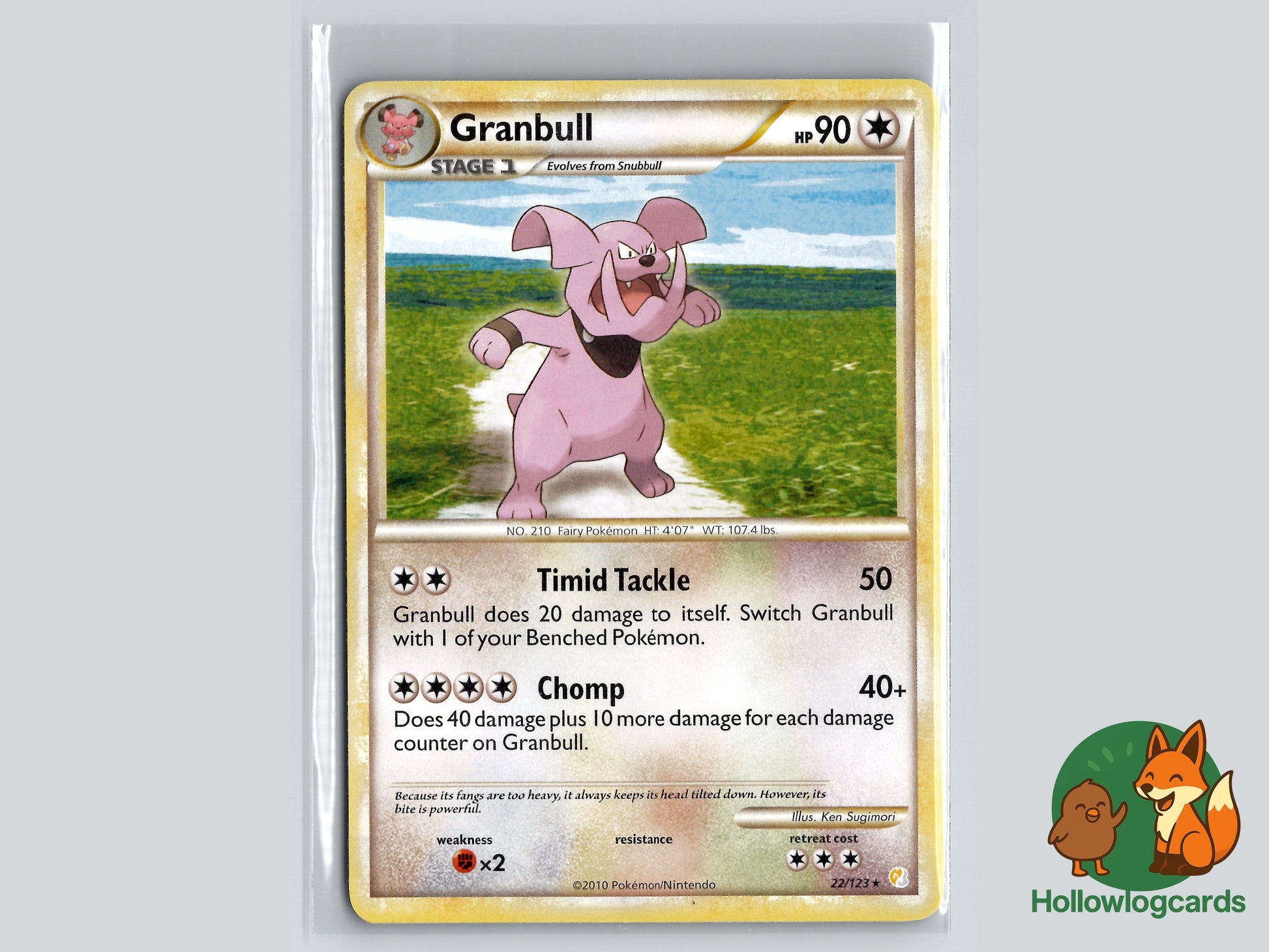 Image of Granbull HeartGold and SoulSilver (HS) #22