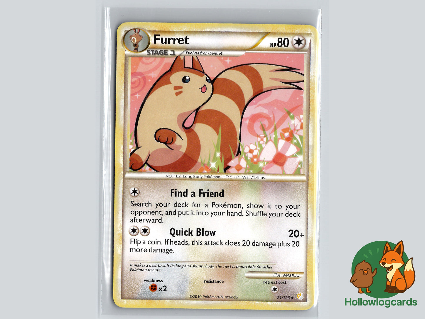 Image of Furret HeartGold and SoulSilver (HS) #21