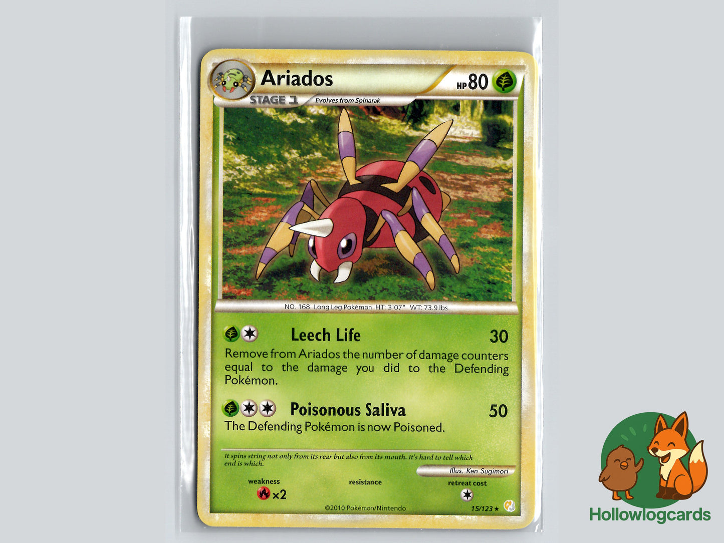 Image of Ariados HeartGold and SoulSilver (HS) #15