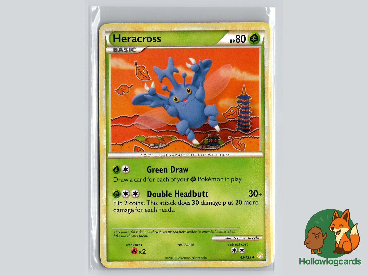 Image of Heracross HeartGold and SoulSilver (HS) #43