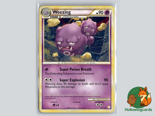Image of Weezing HeartGold and SoulSilver (HS) #34