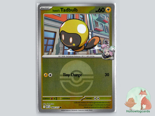 Iono's Tadbulb (069/217) Pokémon Card