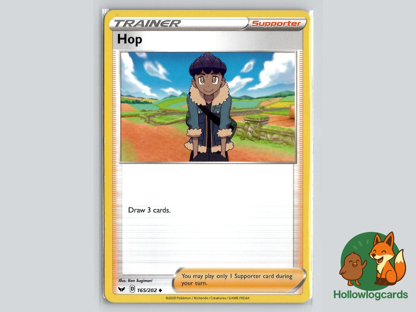 Hop (165/202) - Sword & Shield Pokémon Card