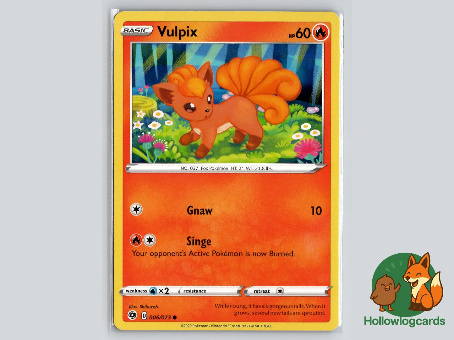 Vulpix (006/073) - Champion's Path Pokémon Card