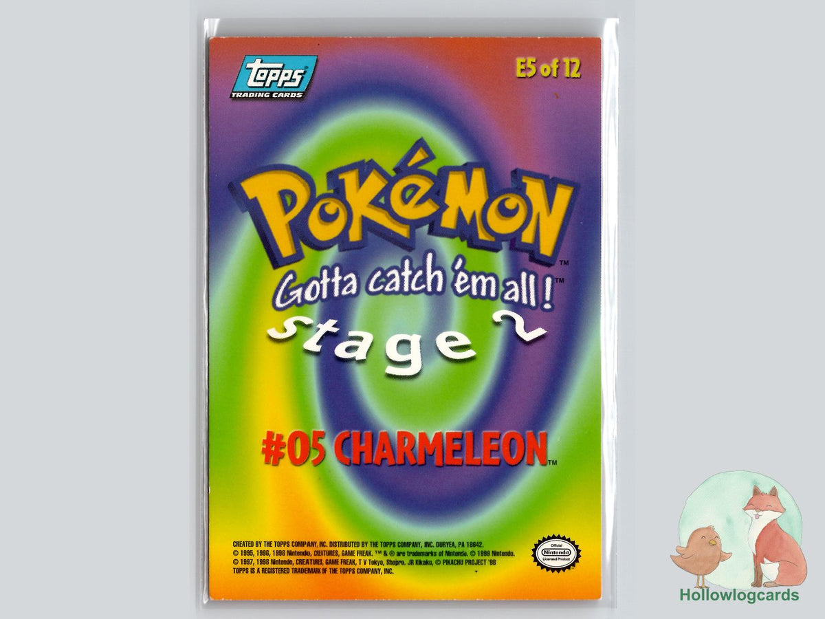 Charmeleon (#64) - Topps The First Movie Trading Cards