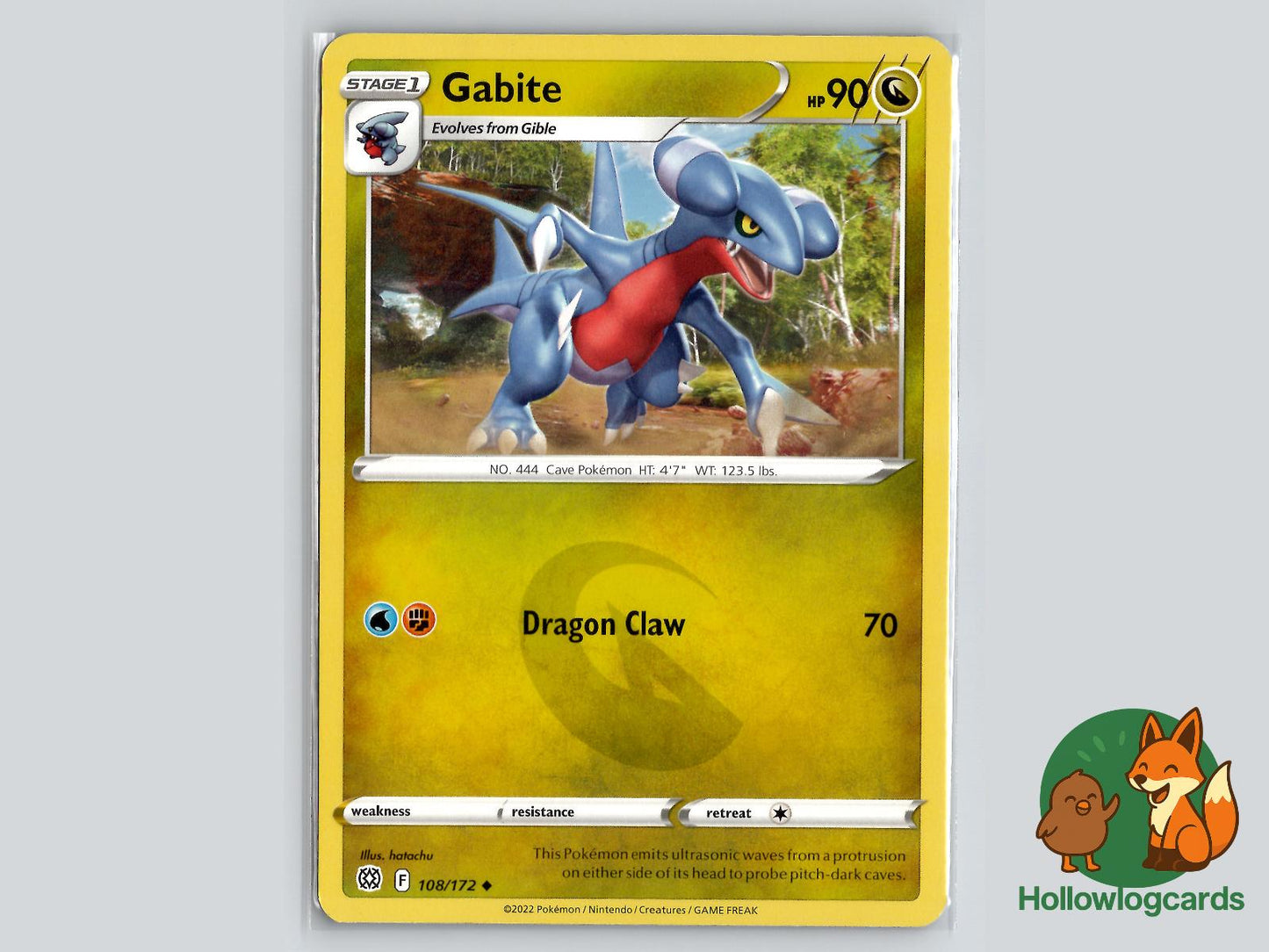 Gabite (108/172) - Brilliant Stars Pokémon Card