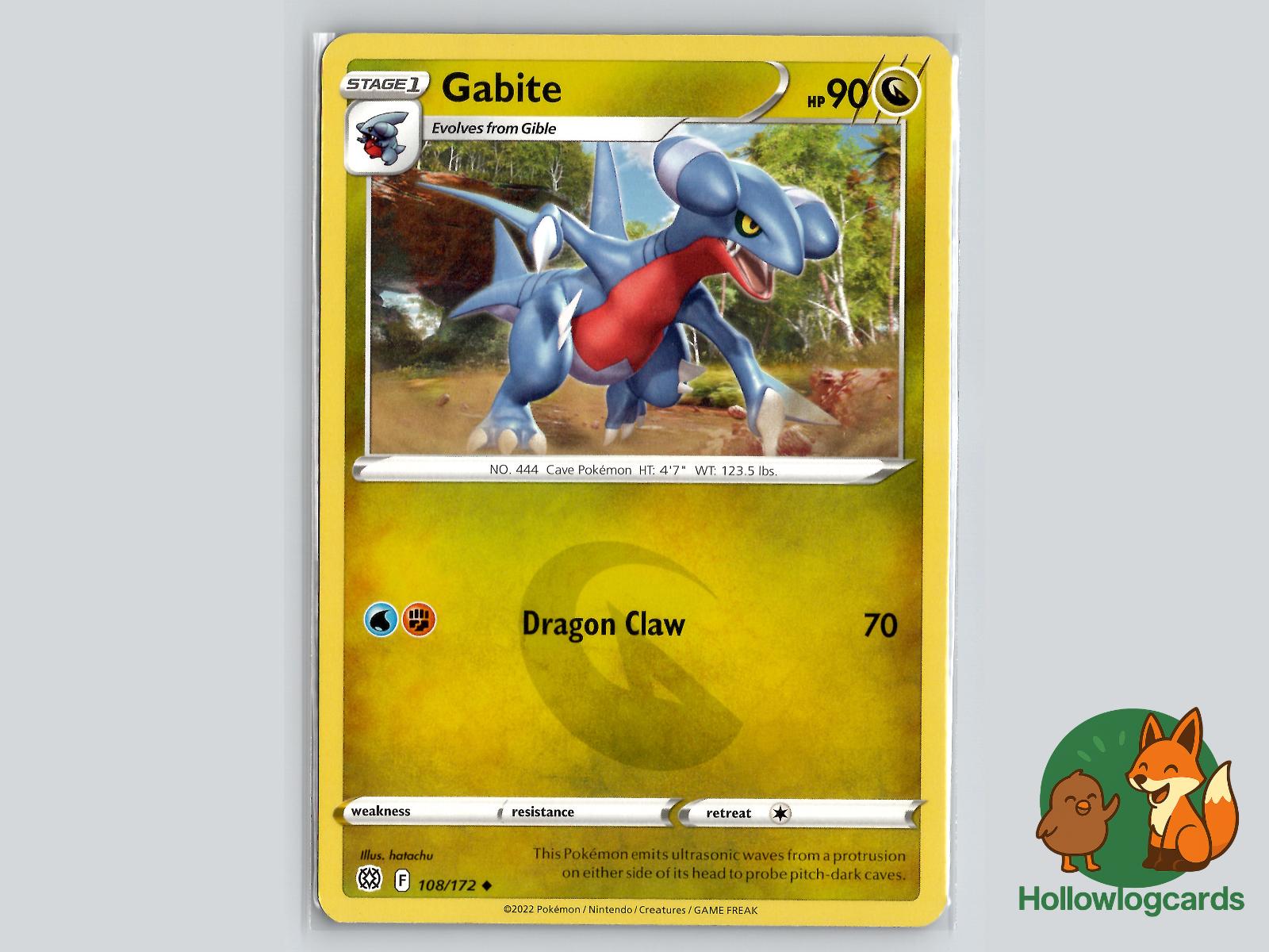 Gabite (108/172) - Brilliant Stars Pokémon Card
