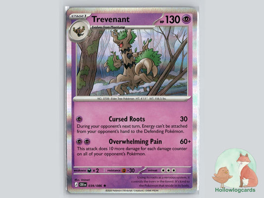 Trevenant (039/086) Pokémon Card