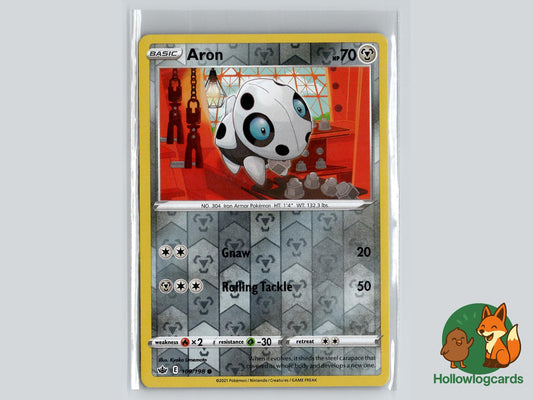 Aron (109/198) - Chilling Reign Pokémon Card