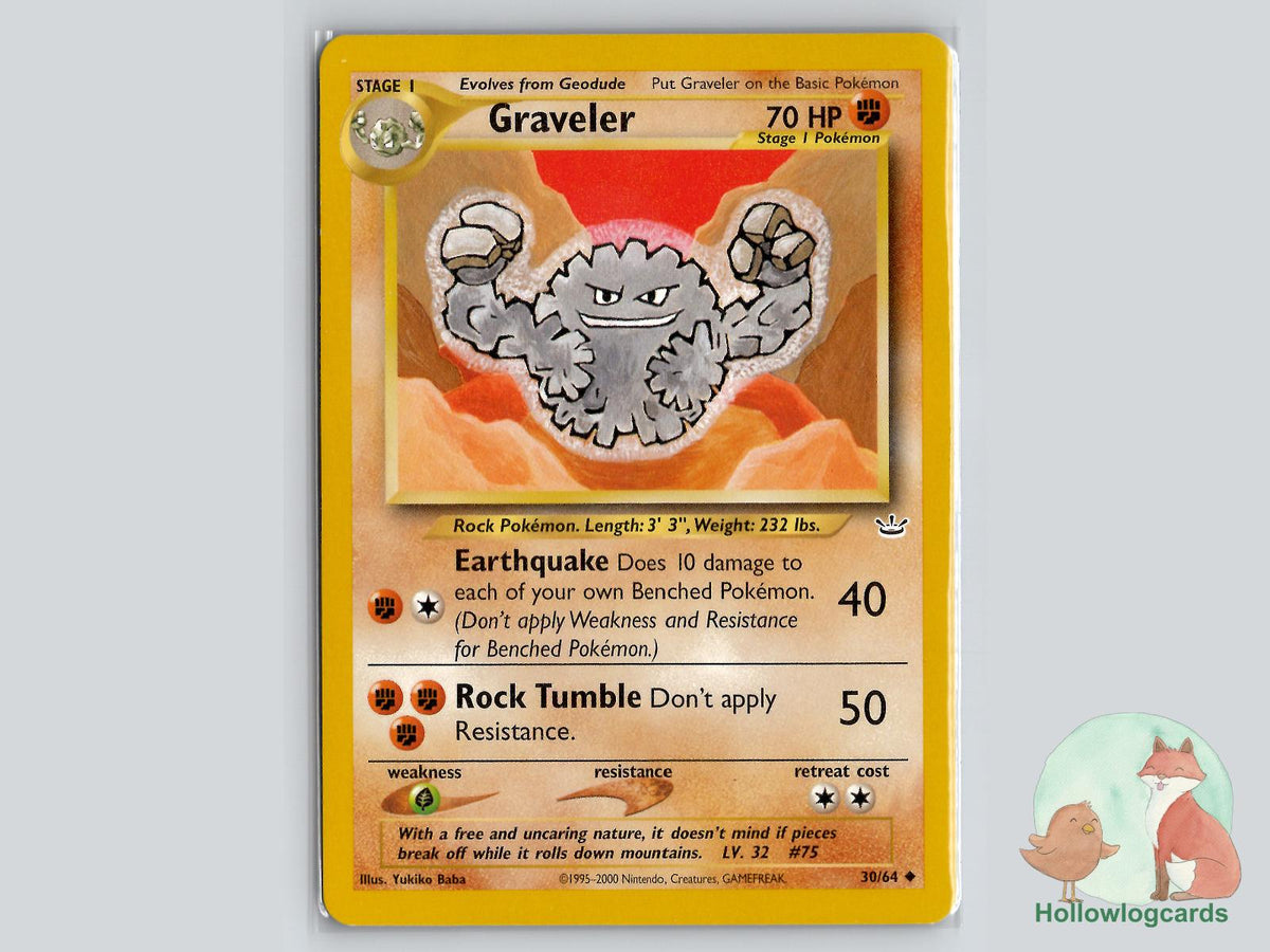 Graveler (30/64) - Neo Revelation Pokémon Card