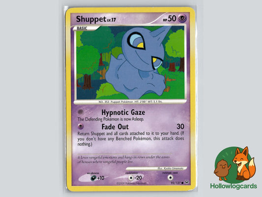 Shuppet (92/127) - Platinum Pokémon Card
