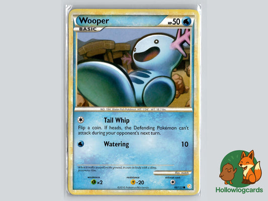 Wooper (88/123) - HeartGold & SoulSilver Pokémon Card