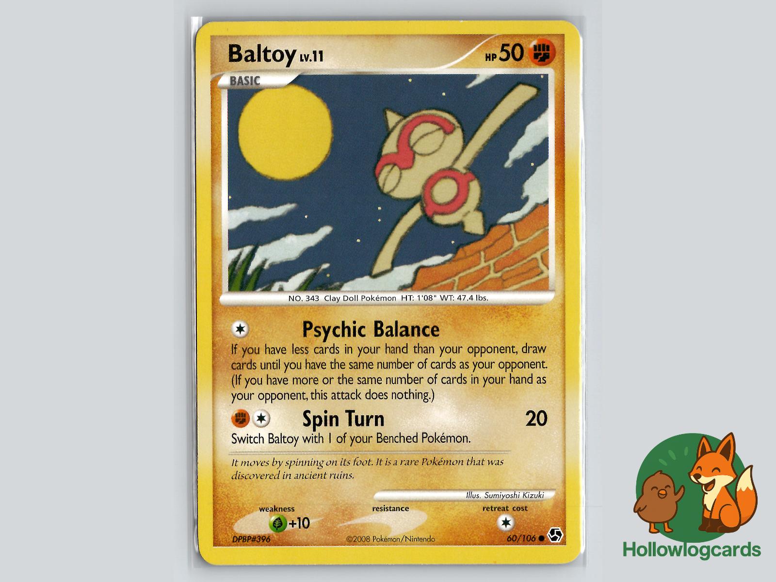 Baltoy (60/106) - Great Encounters Pokémon Card