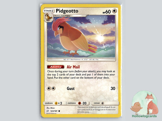 Pidgeotto (123/181) - Team Up Pokémon Card