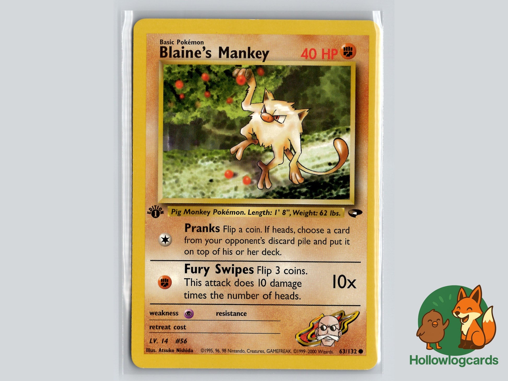 Image of Blaines Mankey Gym Challenge (G2) #63