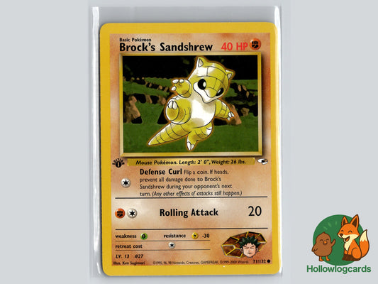 Image of Brocks Sandshrew Gym Heroes (G1) #71