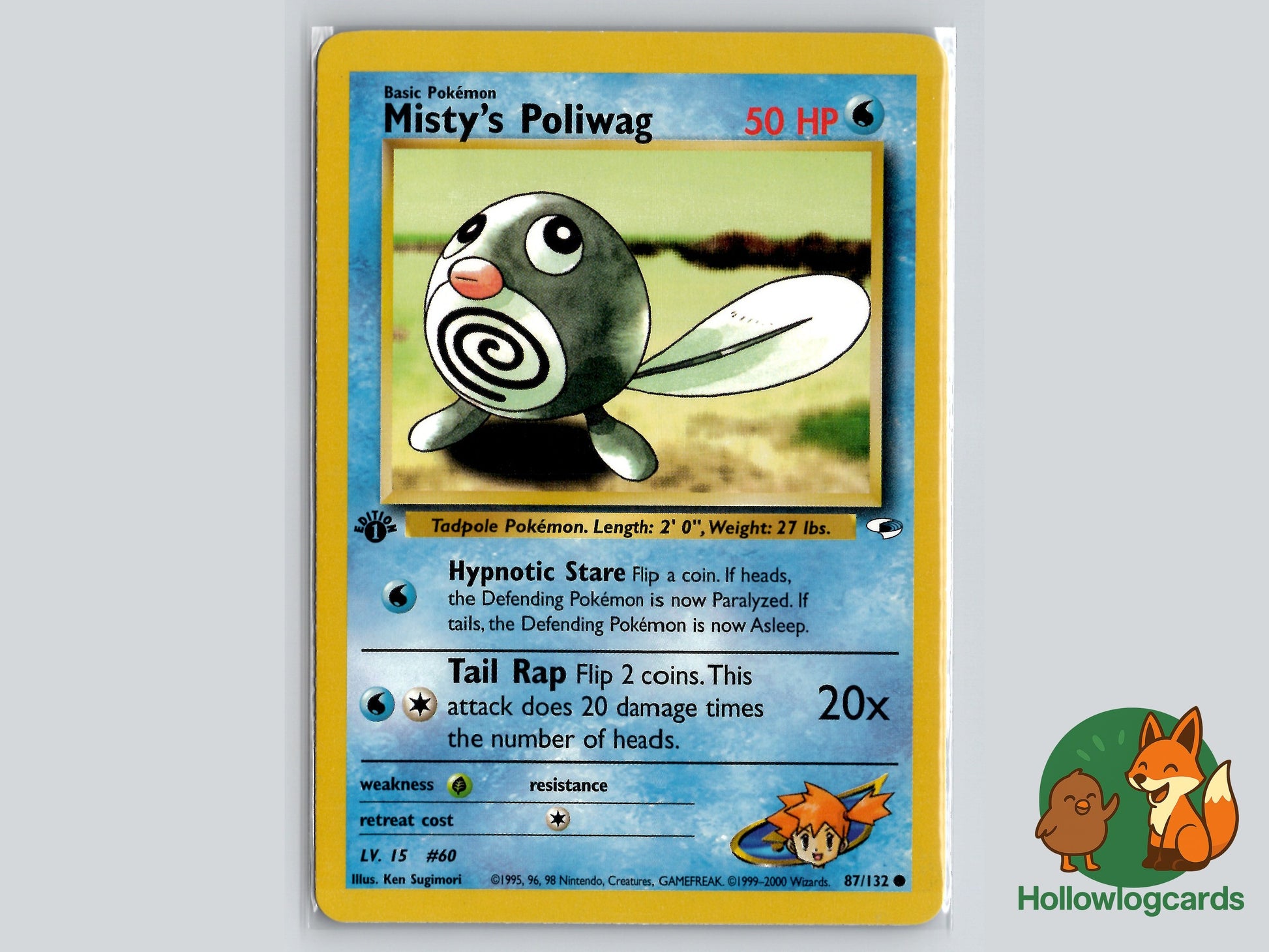 Image of Mistys Poliwag Gym Heroes (G1) #87
