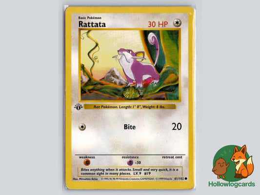 Image of Rattata Base Set (BS) #61