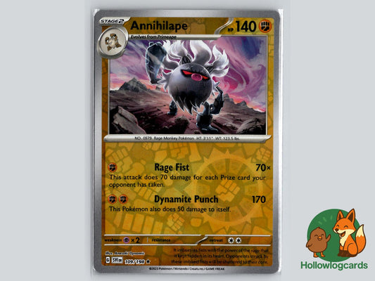 Annihilape (109/198) - Scarlet & Violet Pokémon Card