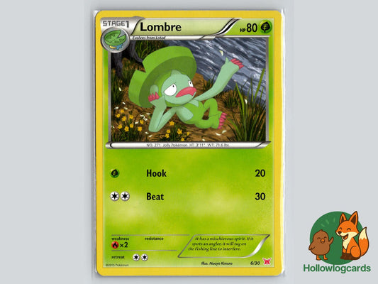 Lombre (6/30) - XY Pokémon Card