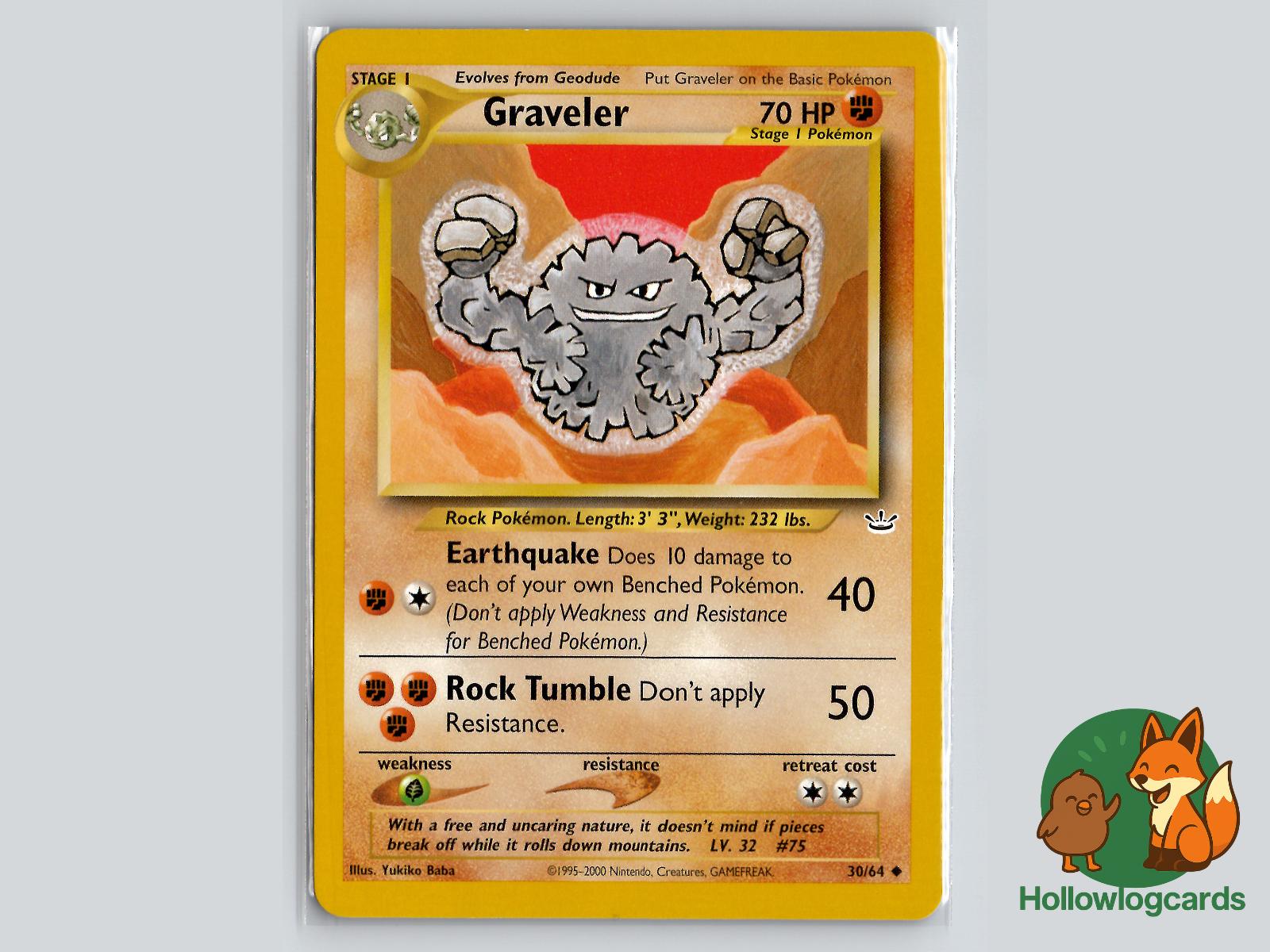 Graveler (30/64) - Neo Revelation Pokémon Card
