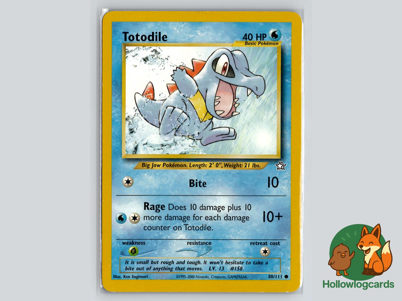 Totodile (80/111) - Neo Genesis Pokémon Card