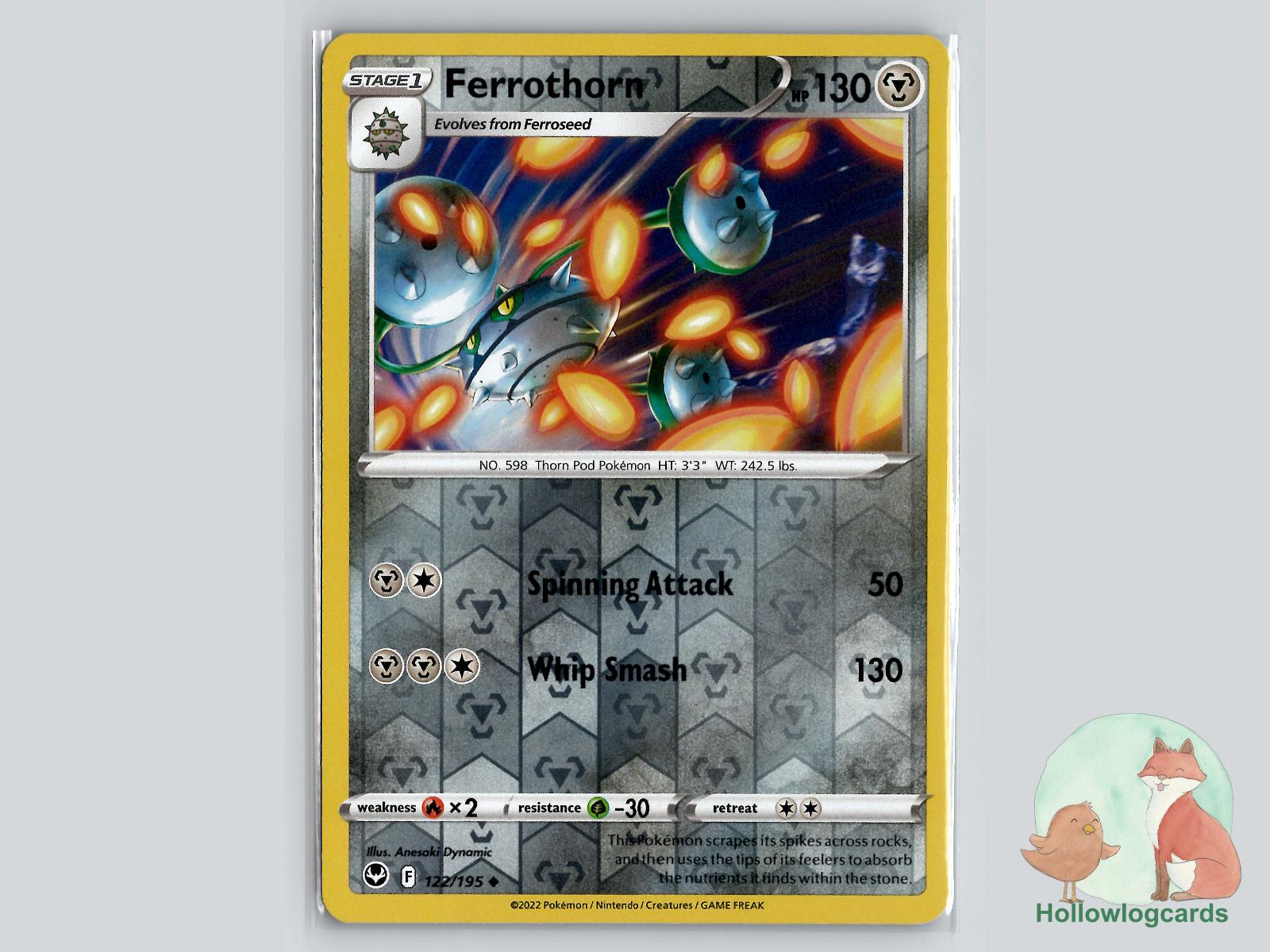 Ferrothorn (122/195) - Silver Tempest Pokémon Card