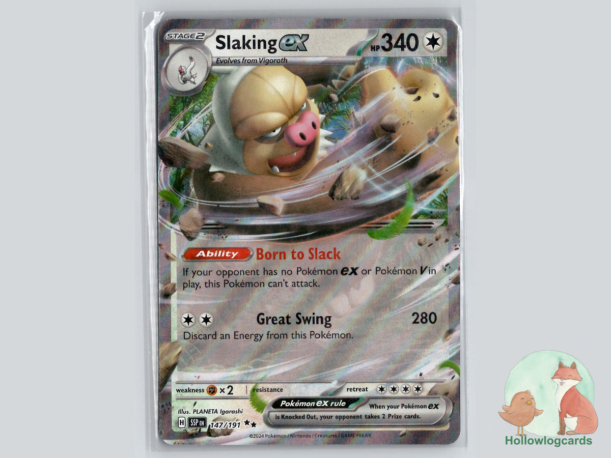 Slaking ex (147/191) - Surging Sparks Pokémon Card
