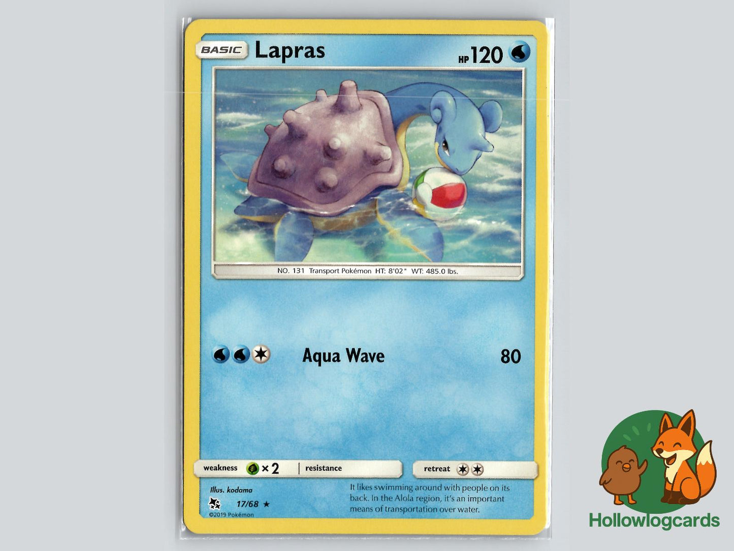 Lapras (17/68) - Hidden Fates Pokémon Card