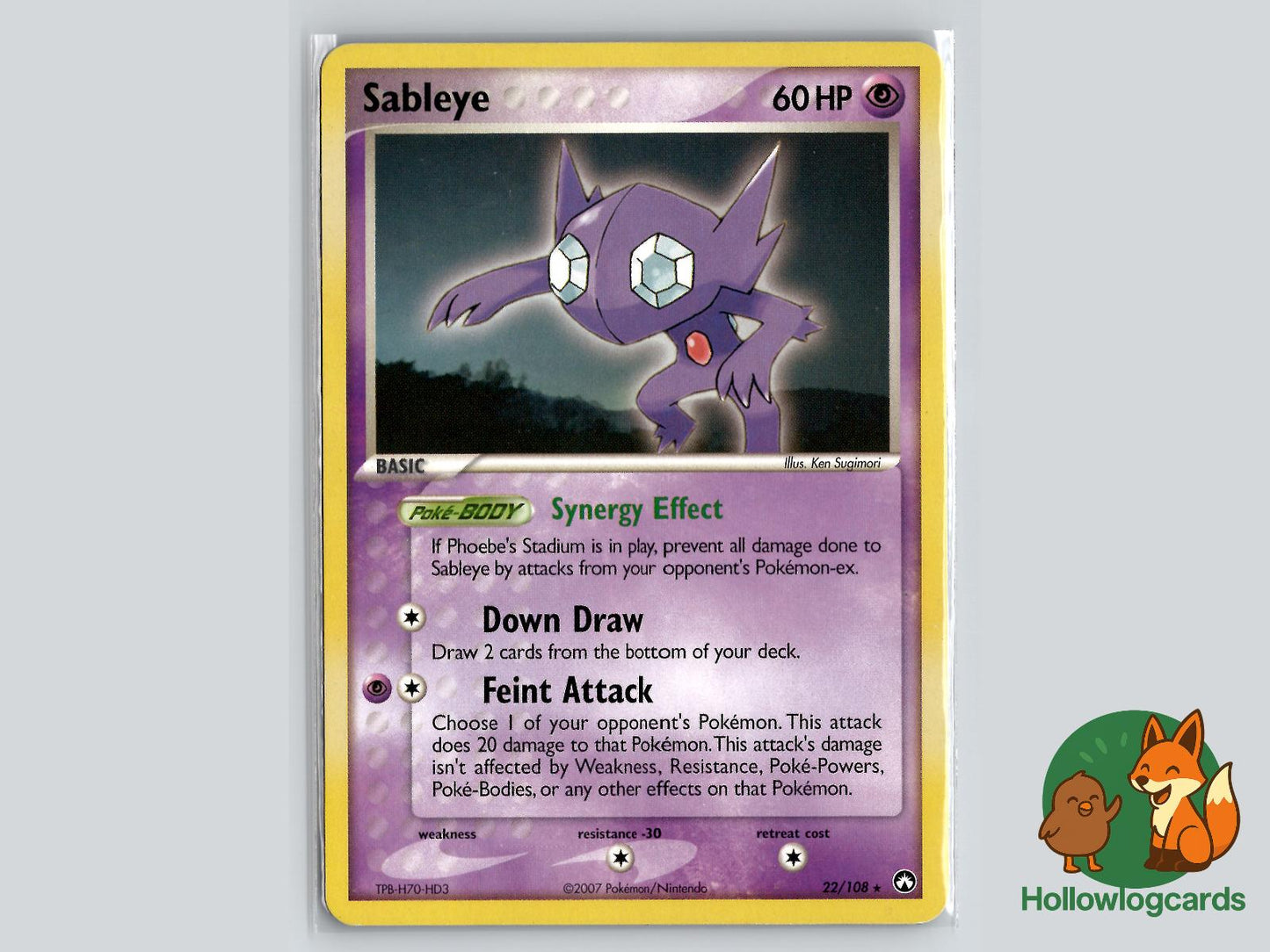 Sableye (22/108) - Power Keepers Pokémon Card