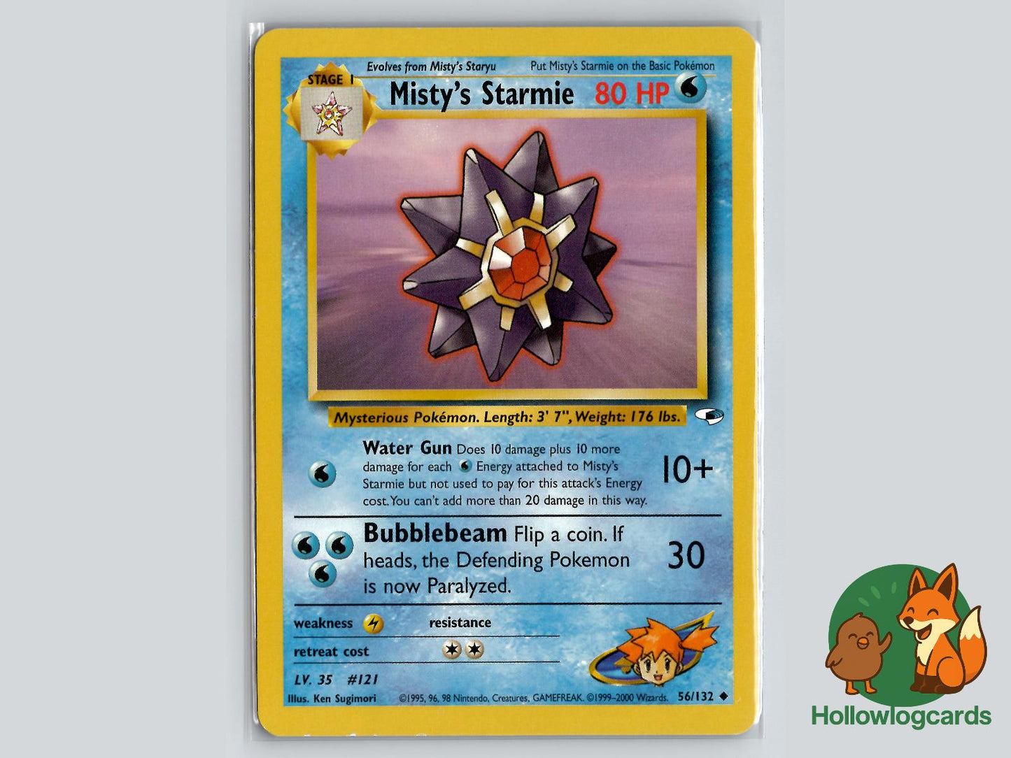 Misty's Starmie (56/132) - Gym Heroes Pokémon Card