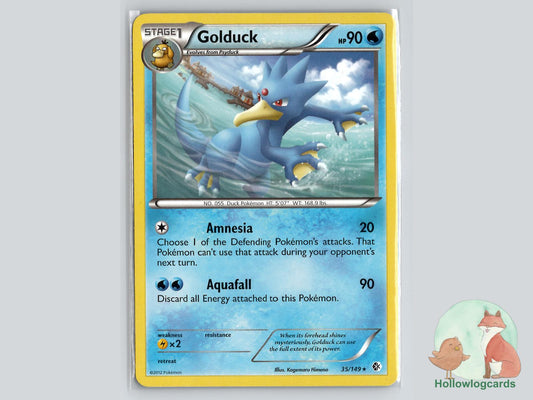 Golduck (35/149) - Boundaries Crossed Pokémon Card