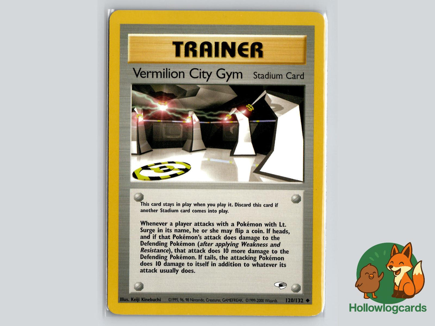 Vermilion City Gym (120/132) - Gym Heroes Pokémon Card