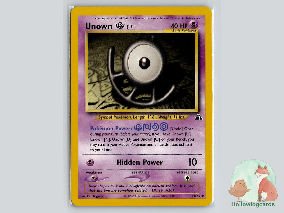 Unown [U] (51/75) - Neo Discovery Pokémon Card
