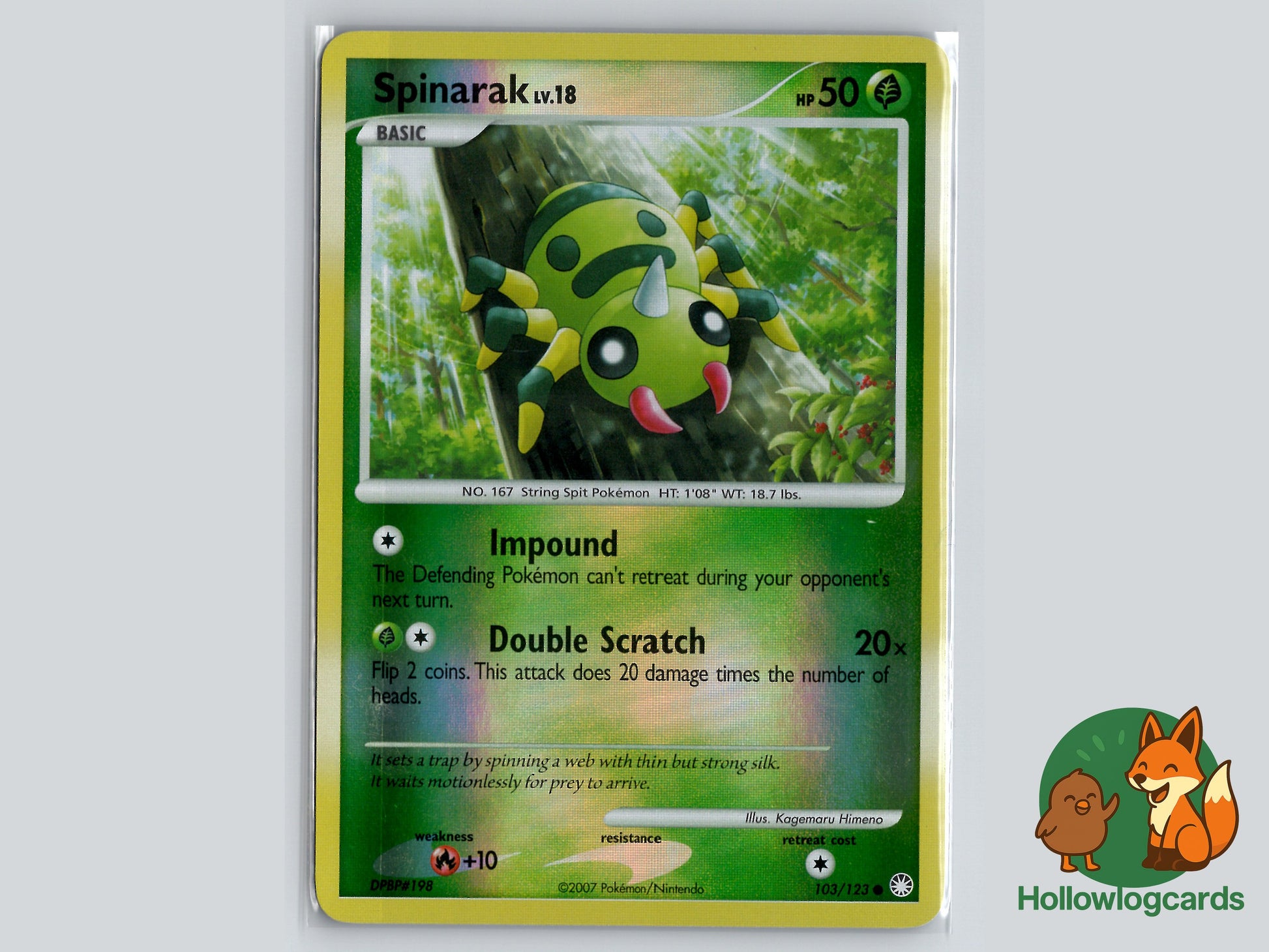 Image of Spinarak Mysterious Treasures (MT) #103
