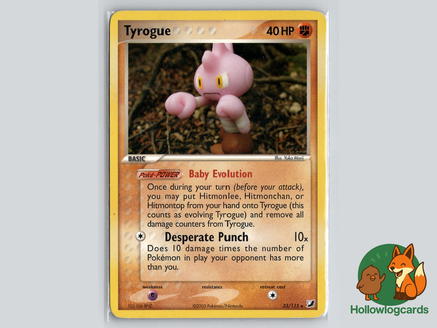 Image of Tyrogue Unseen Forces (UF) #33