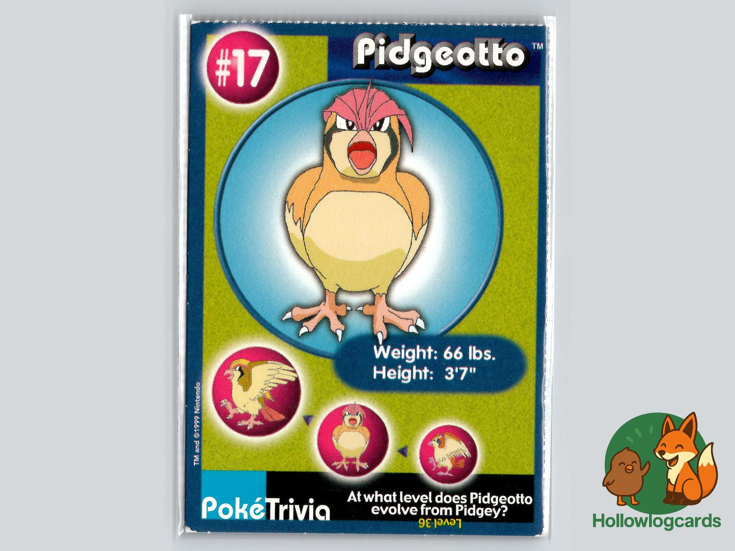 Pidgeotto (17) Pokémon Card