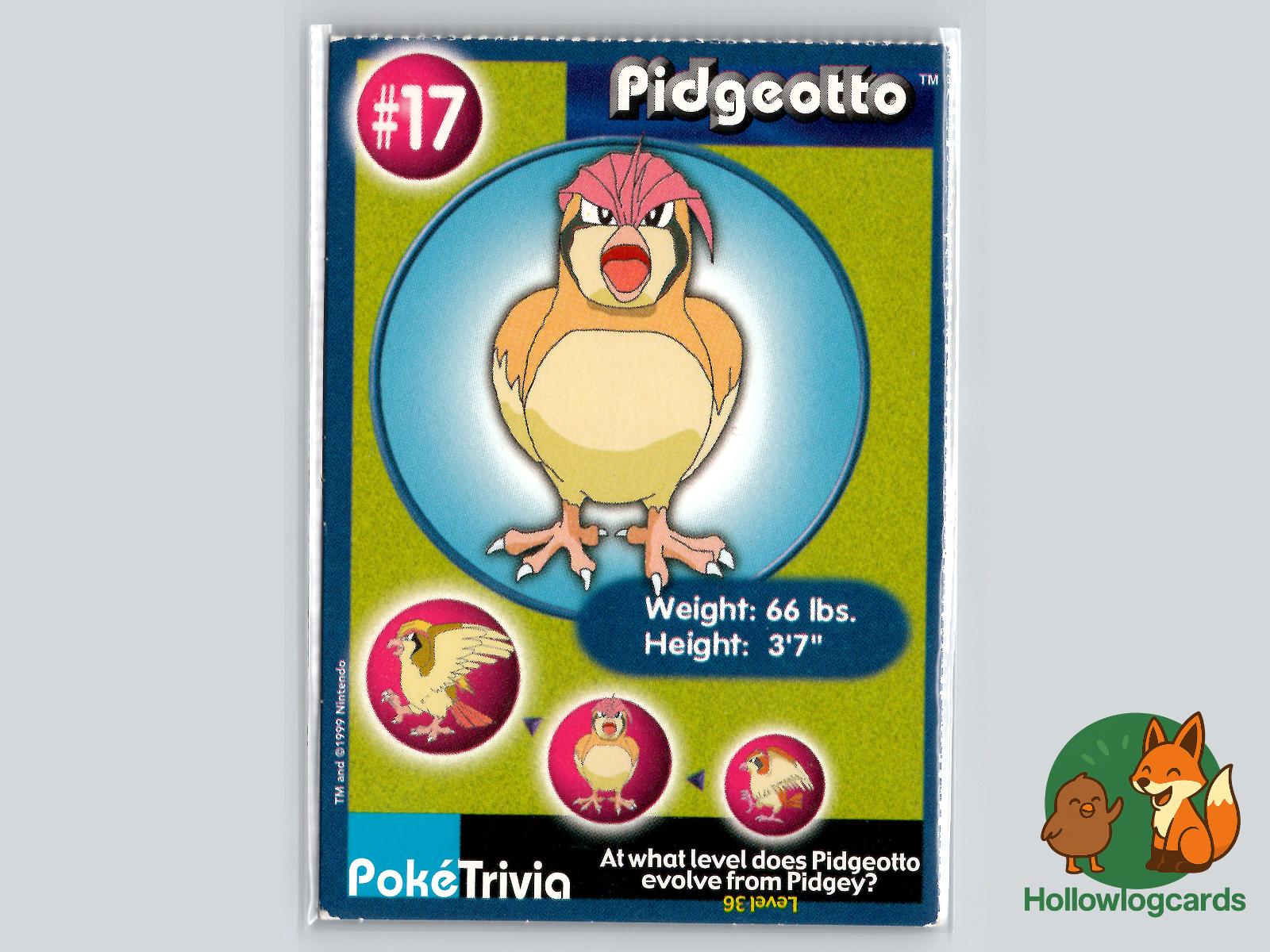 Pidgeotto (17) Pokémon Card