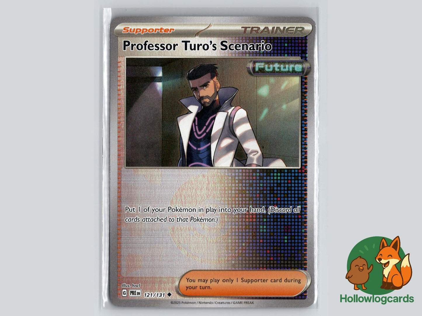 Professor Turo's Scenario (121/131) - Prismatic Evolutions Pokémon Card
