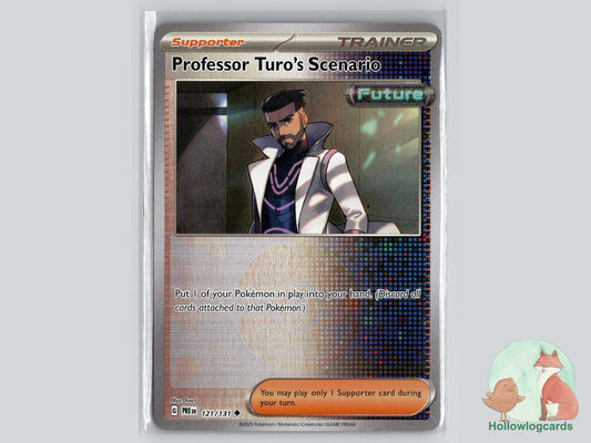 Professor Turo's Scenario (121/131) - Prismatic Evolutions Pokémon Card