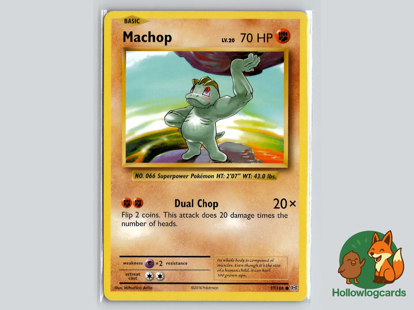 Machop (57/108) - Evolutions Pokémon Card