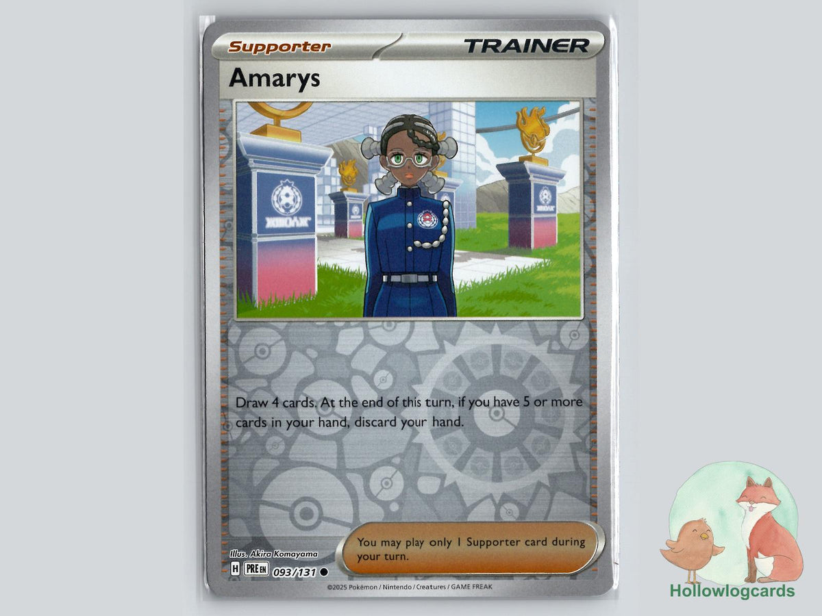 Amarys (093/131) - Prismatic Evolutions Pokémon Card