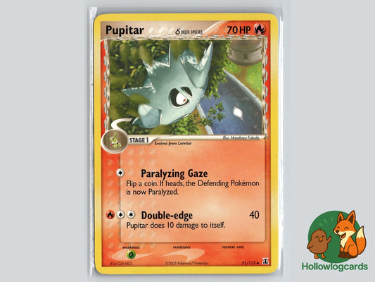 Pupitar (51/113) - Delta Species Pokémon Card