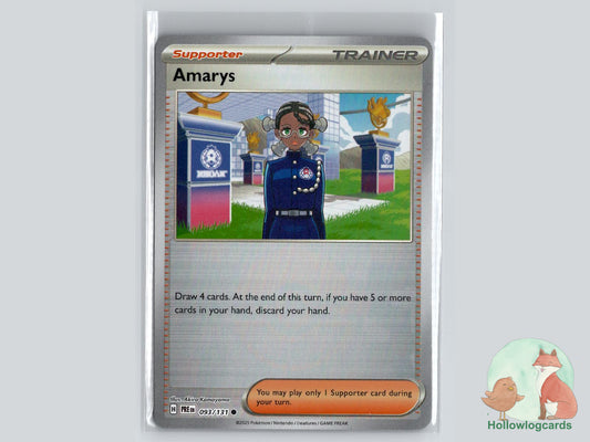 Amarys (093/131) - Prismatic Evolutions Pokémon Card