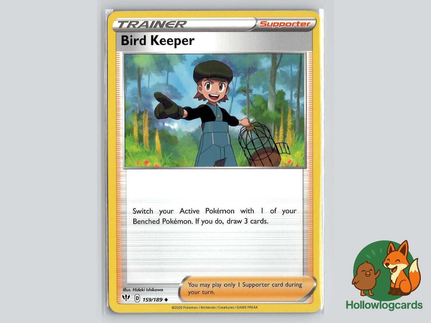Bird Keeper (159/189) - Darkness Ablaze Pokémon Card