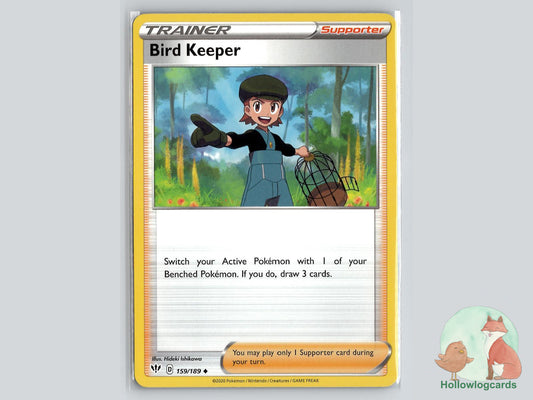 Bird Keeper (159/189) - Darkness Ablaze Pokémon Card